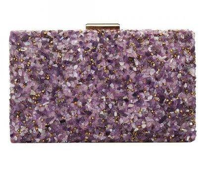 Mosaic Gemstone Evening Clutch