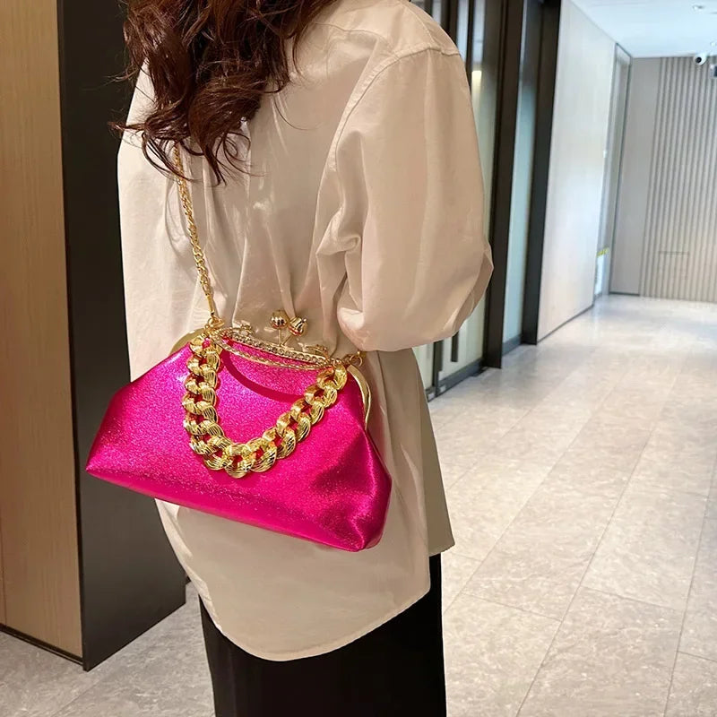 Glam Chain Handle Bag