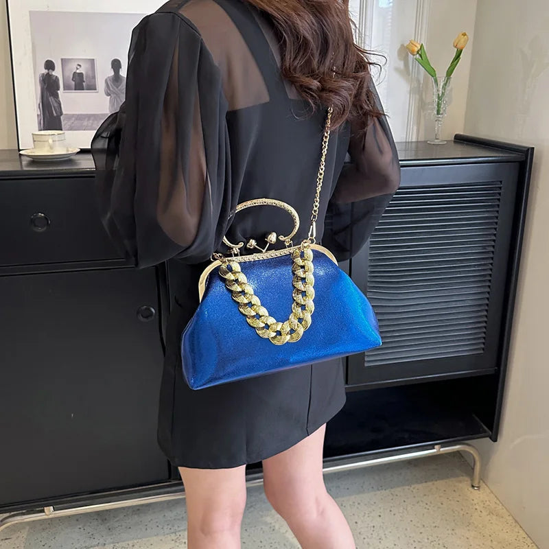 Glam Chain Handle Bag