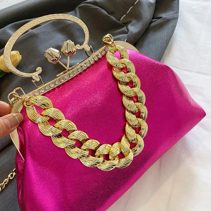 Glam Chain Handle Bag