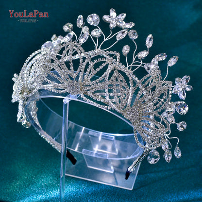 YouLaPan Bling Rhinestone Headband  Wedding Bridesmaid Headwear Women Fashion Hair Accessories Handmade Bride Tiara HP438