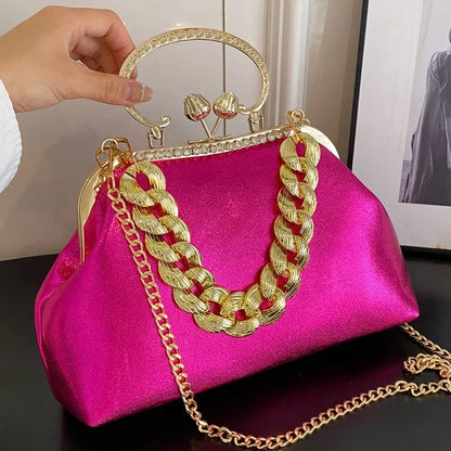 Glam Chain Handle Bag