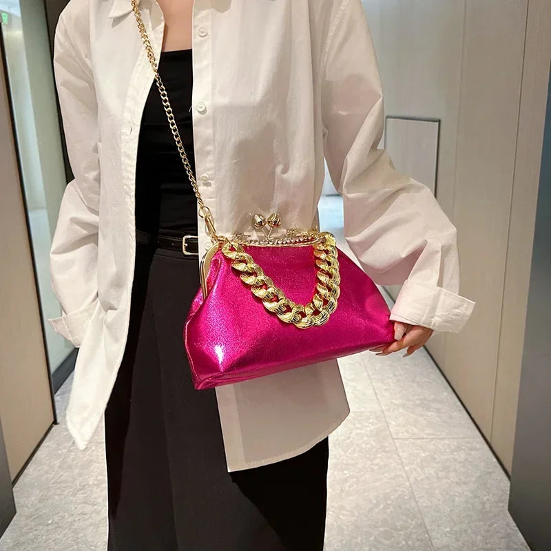 Glam Chain Handle Bag