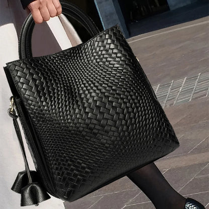 Sophisticated Woven Tote Bag