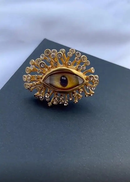 Elysian Third Eye Opulence Oversized Ring