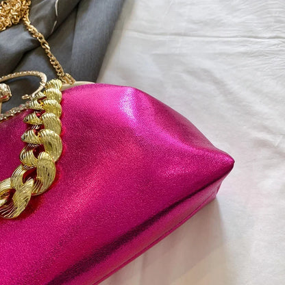 Glam Chain Handle Bag