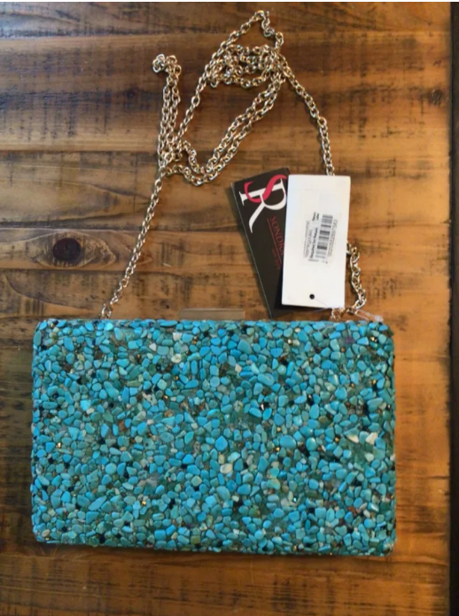 Mosaic Gemstone Evening Clutch