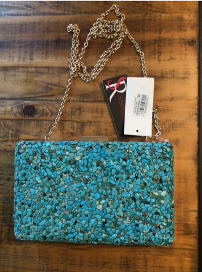 Mosaic Gemstone Evening Clutch