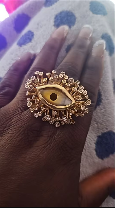 Elysian Third Eye Opulence Oversized Ring