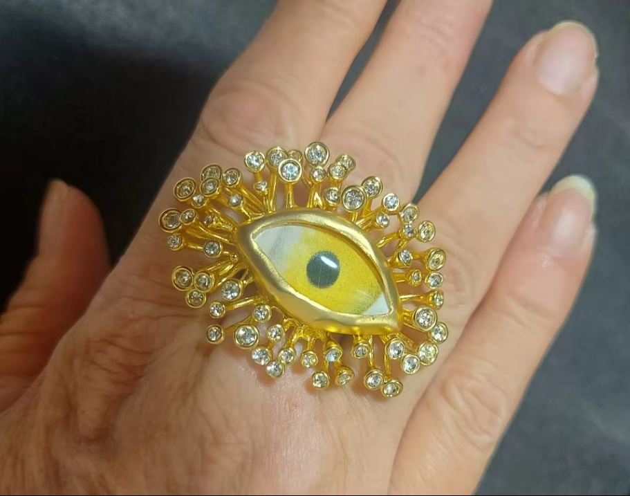 Elysian Third Eye Opulence Oversized Ring