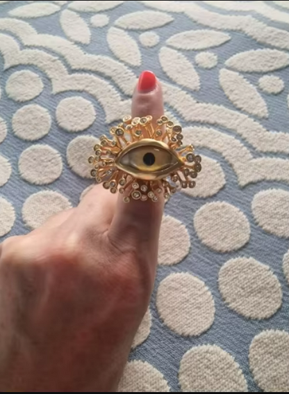 Elysian Third Eye Opulence Oversized Ring