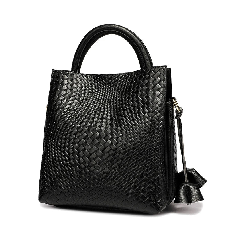 Sophisticated Woven Tote Bag